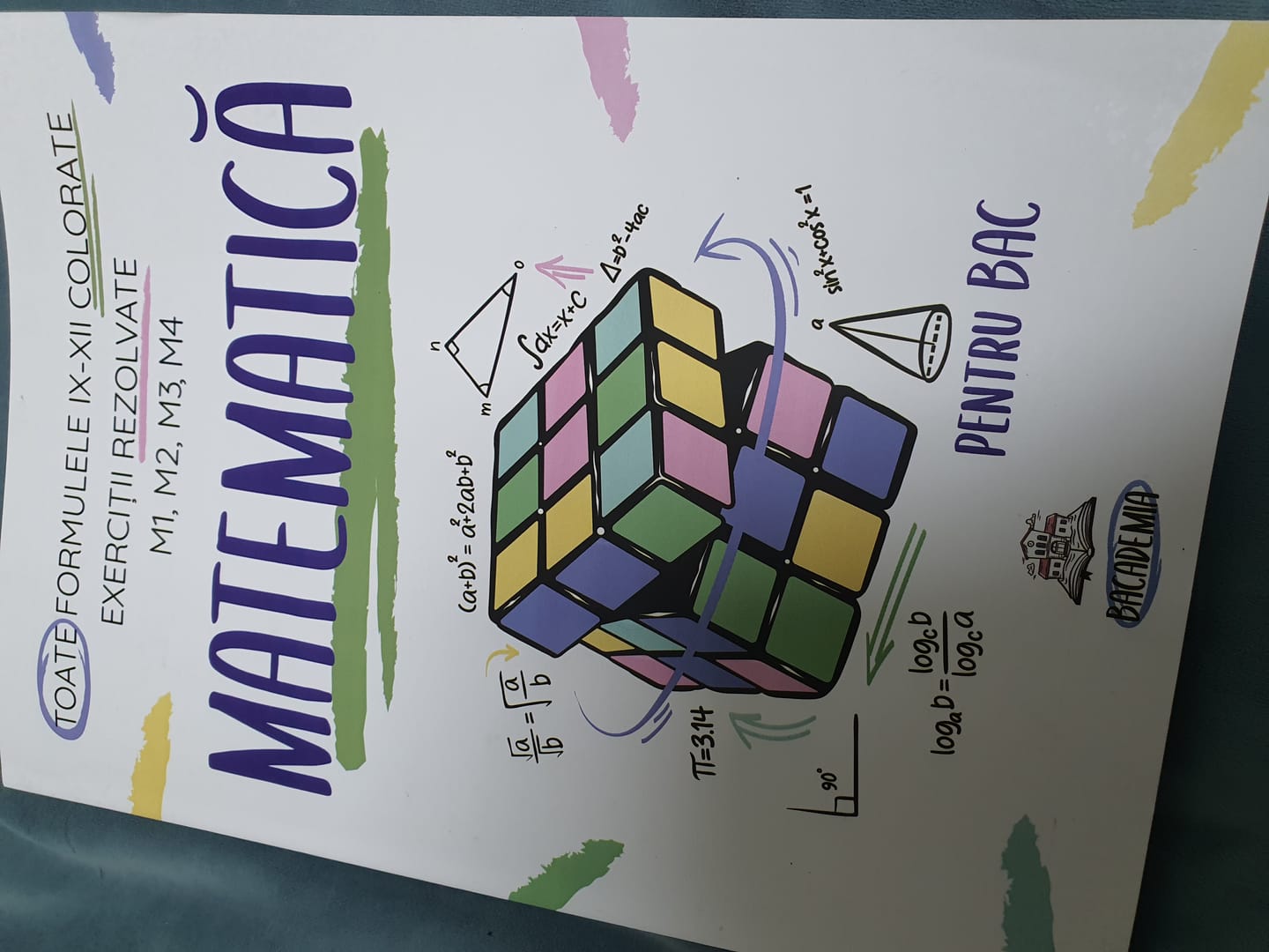 Customer photo review of Carte Matematică Bacalaureat (M1, M2, M3, M4) Bacademia