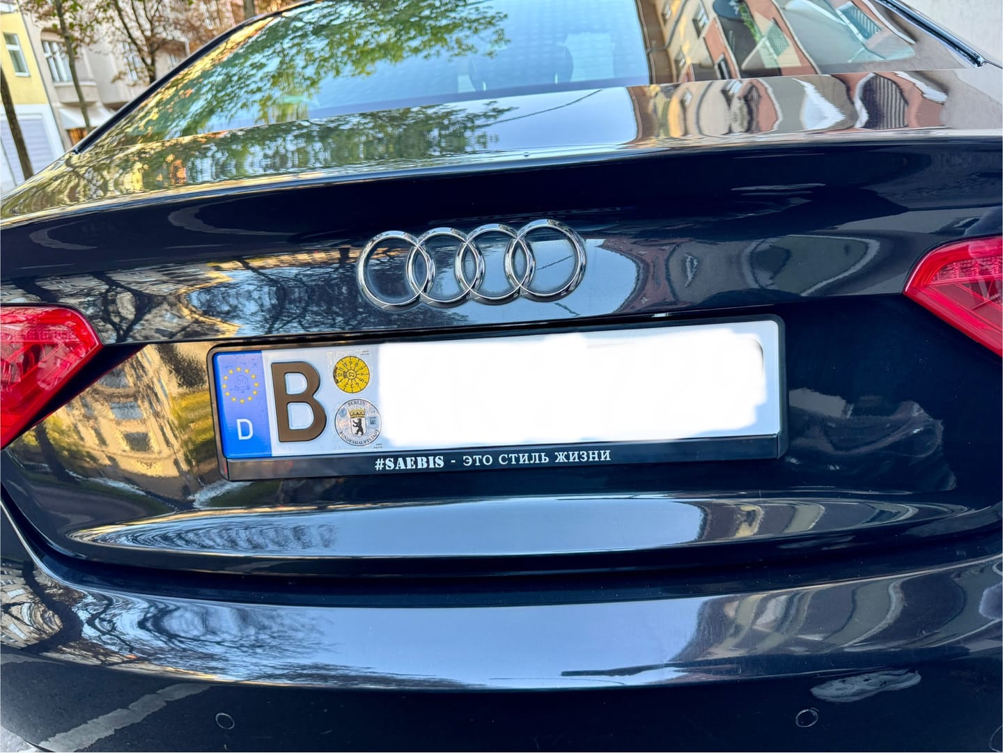 Customer photo review of SAEBIS® 2er SET Auto Kennzeichenhalter