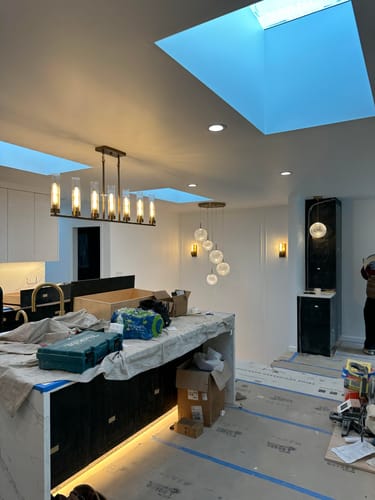 Customer photo review of Sarina Linear Chandelier