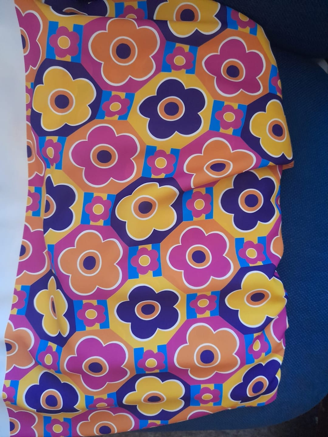 Customer photo review of Colorful Floral Fabric by the Metre
