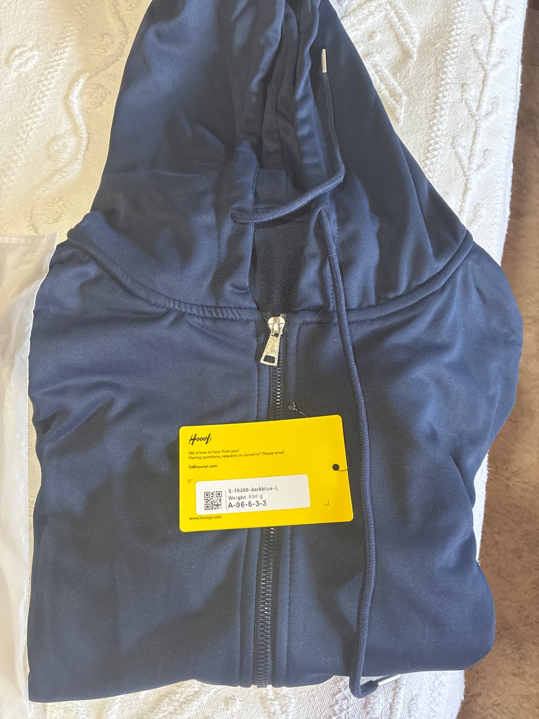 Customer photo review of Basic Relax Fit Zip Hoodie