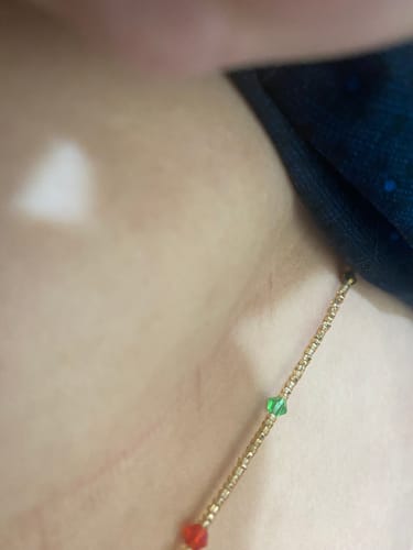 Customer photo review of Flawless Rare African Waist Beads