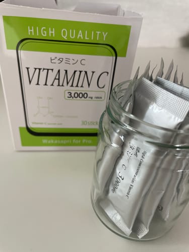 Customer photo review of 高濃度ビタミンC 3,000mg -Wakasapri for Pro.