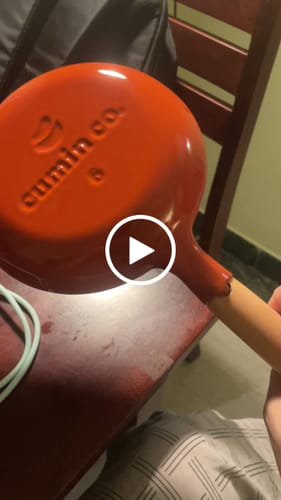 Customer video review of No. 6 Enamel Cast Iron Pan (16cm)
