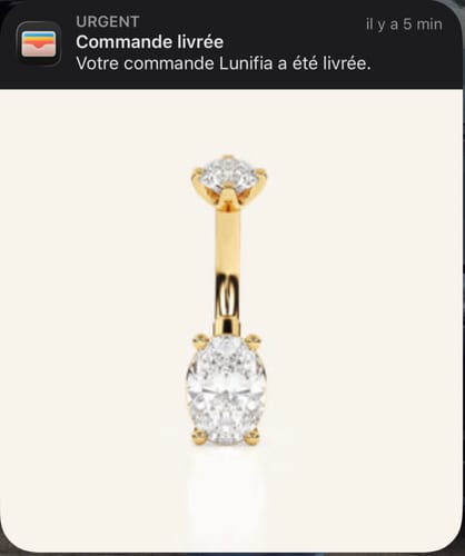 Customer photo review of Piercing Kahina