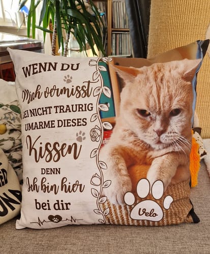 Customer photo review of Seelentröster - Individuelles Kissen