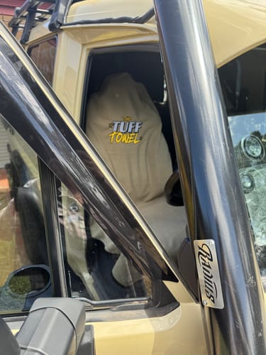 Customer photo review of Waterproof Car Towel Seat Cover