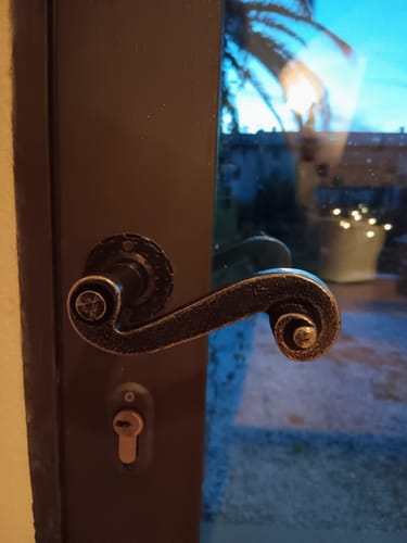 Customer photo review of Maniglia forgiata in ferro battuto art. 169/15
