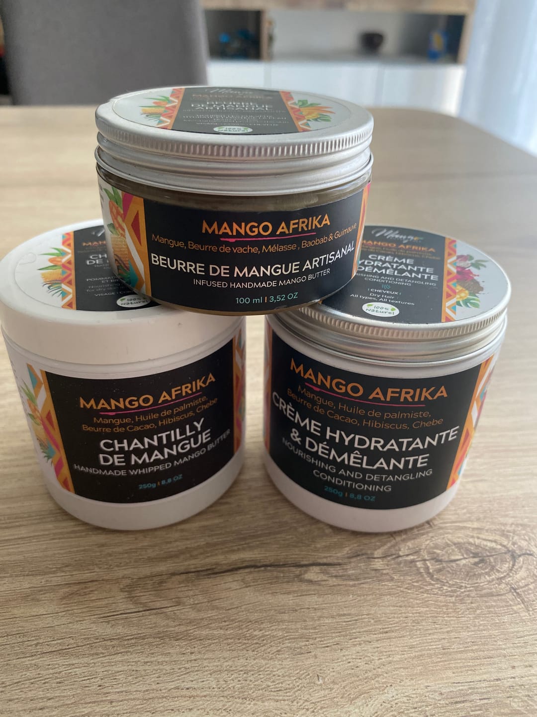 Customer photo review of Crème hydratante et démêlante  2 en 1  - MANGO AFRIKA