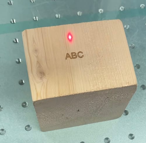 Customer photo review of Cloudray EC Series Neo 30W 60W CO2 Laser Marking Engraver