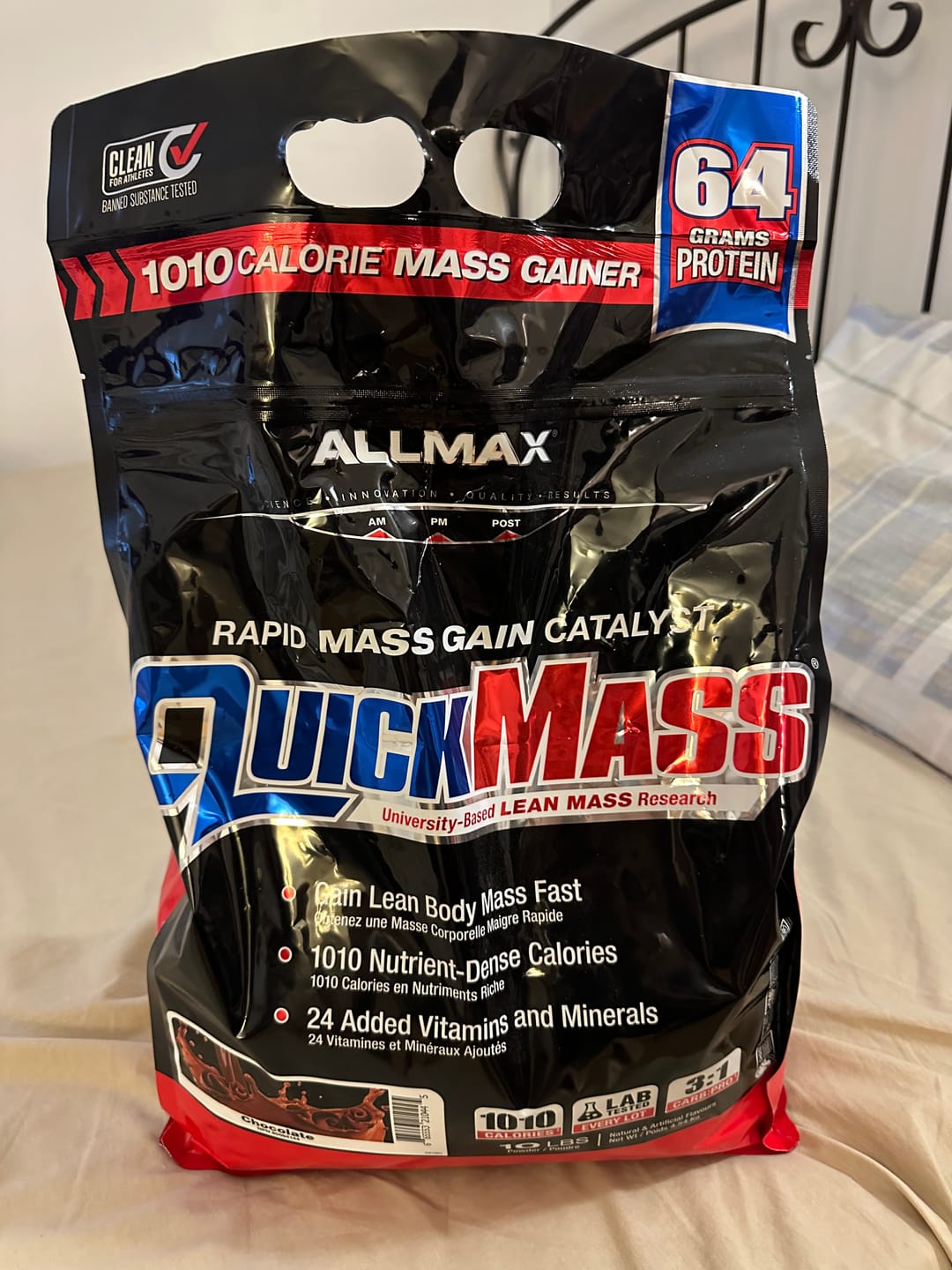 Customer photo review of Allmax - QuickMass - 10lb