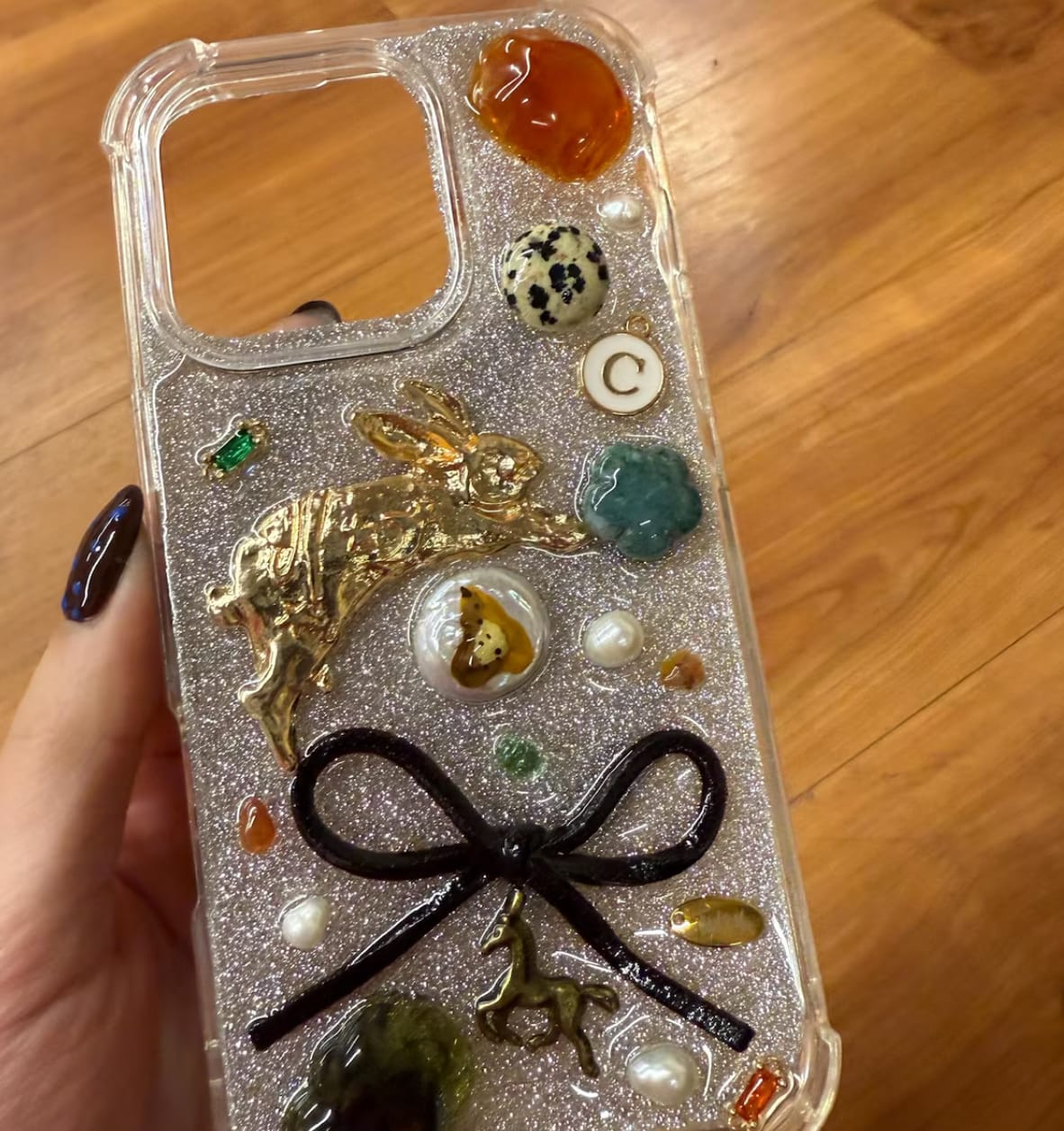 Customer photo review of Dream Series. Sparkly 2 in 1 with Initial Letter