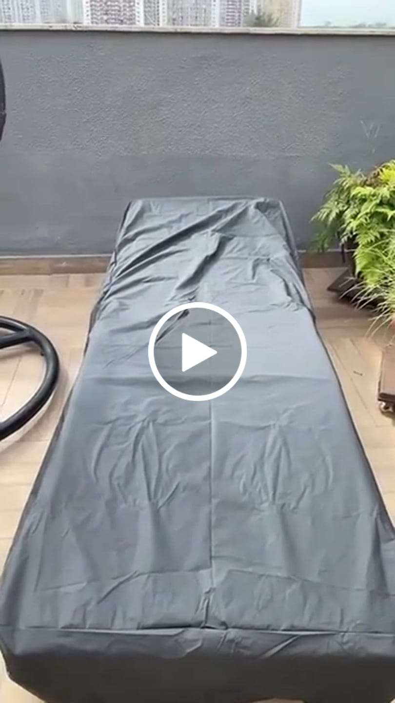 Customer video review of Capa Impermeável para Espreguiçadeira Retangular Proteção UV