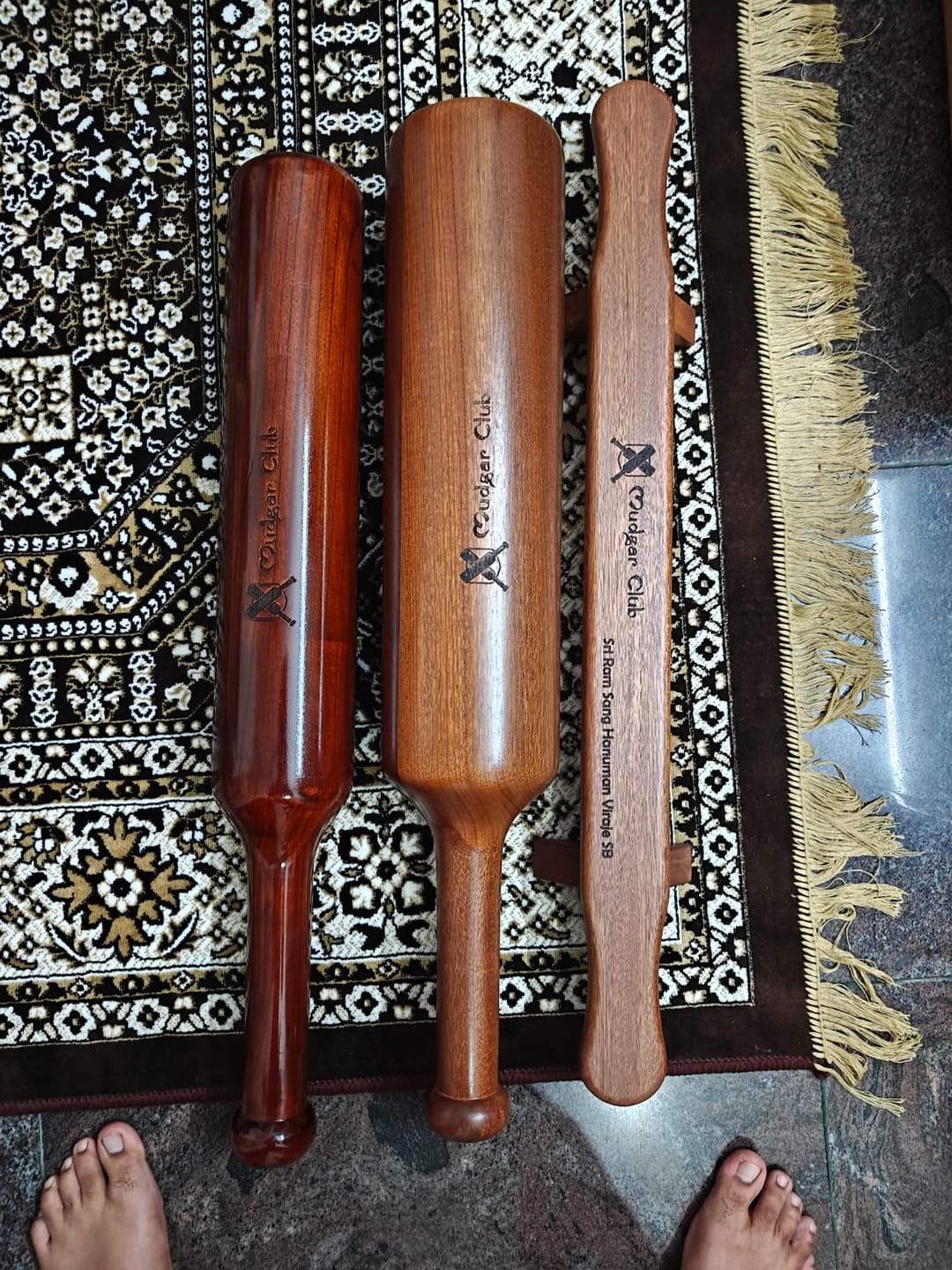 Customer photo review of Wooden Push-up Board (Shena/Hindu push-up boards)