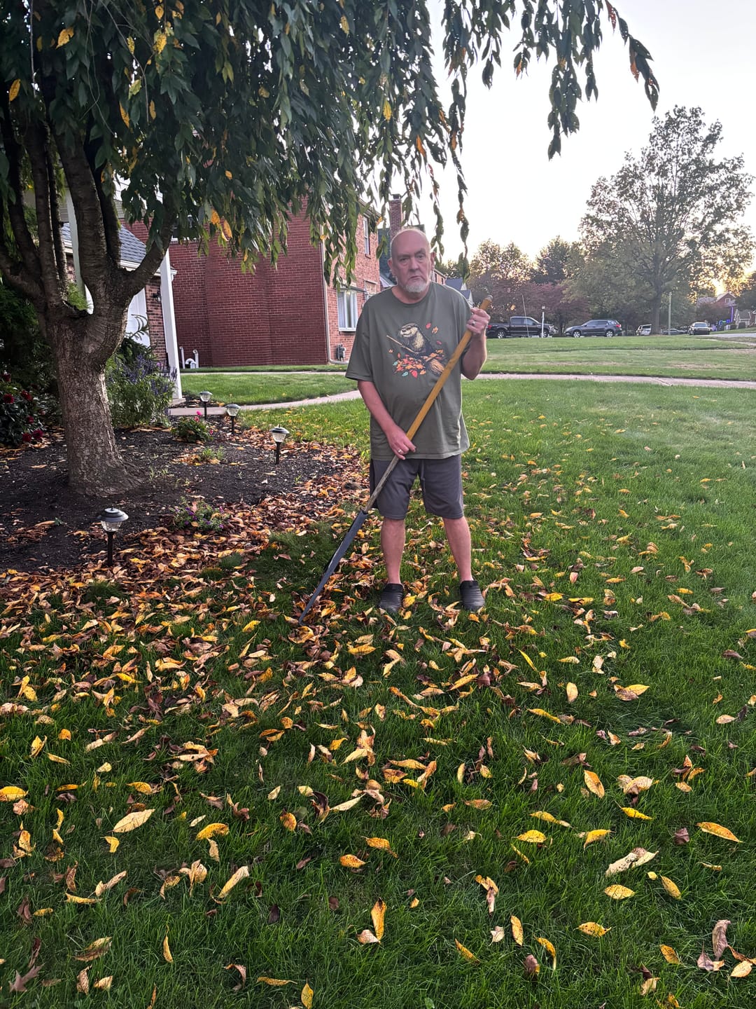 Customer photo review of Raccoon On The Cob Softstyle Tee