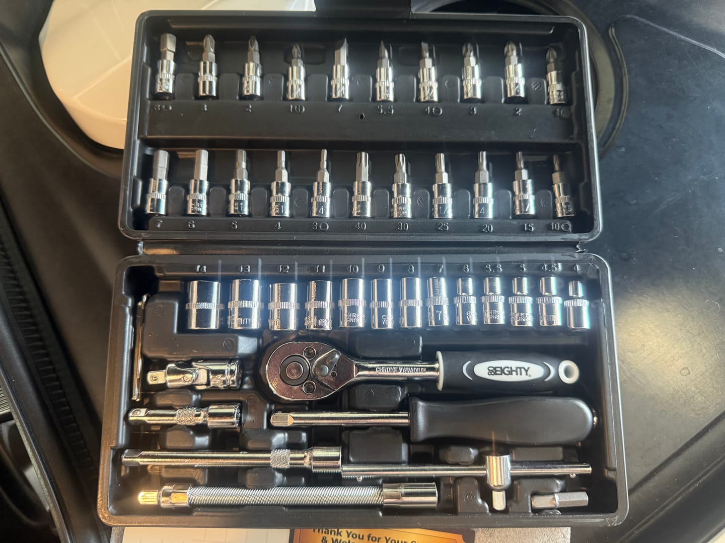 Customer photo review of 80Eighty® Mechanics Tools Kit and Socket