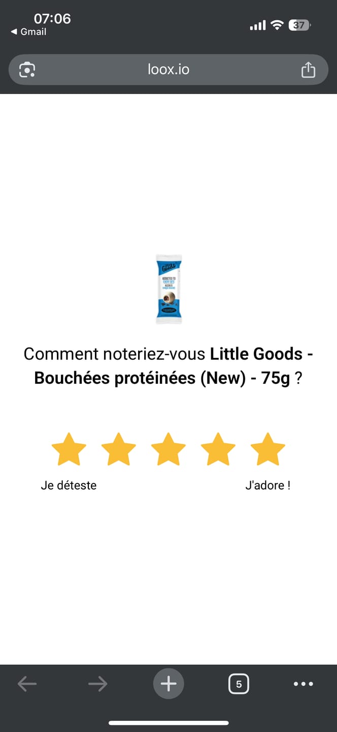 Customer photo review of Little Goods - Bouchées protéinées (New) - 75g