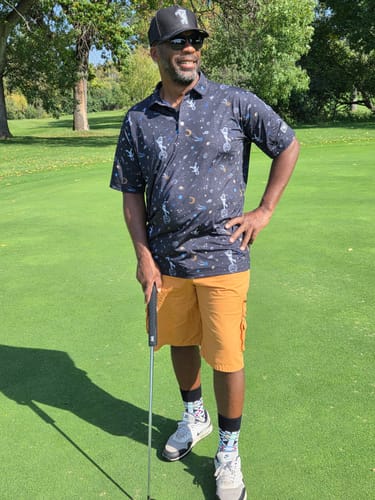 Customer photo review of Mission Albatross Men's Polo