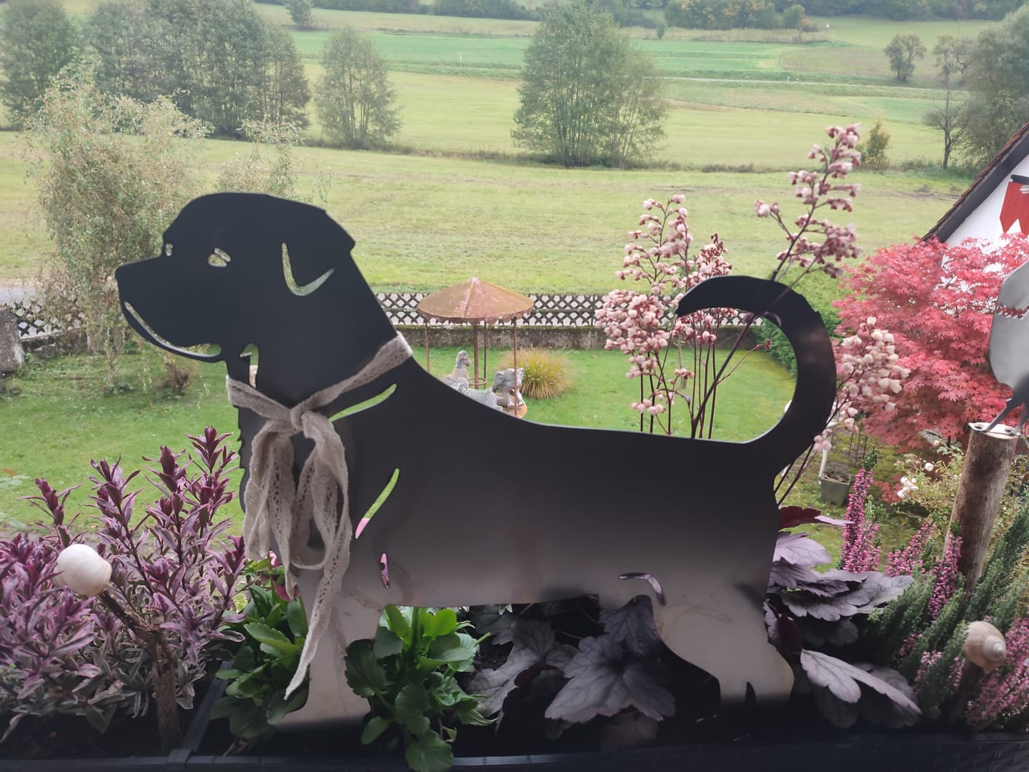 Customer photo review of Gartenstecker Rottweiler