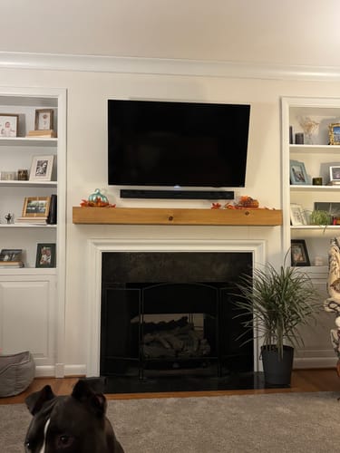 Customer photo review of Contemporary Mantels