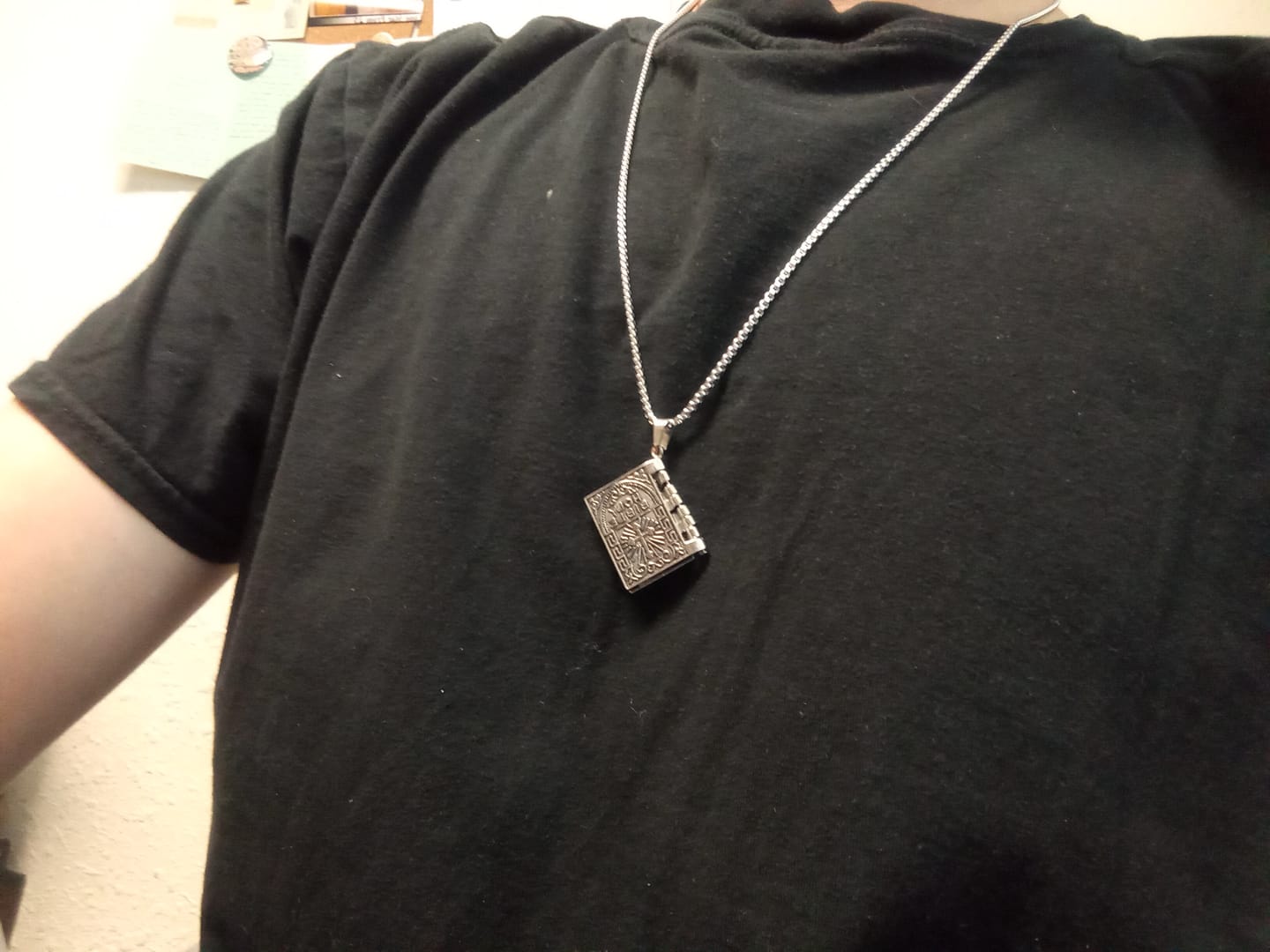 Customer photo review of The Lord's Prayer Necklace (Additional)