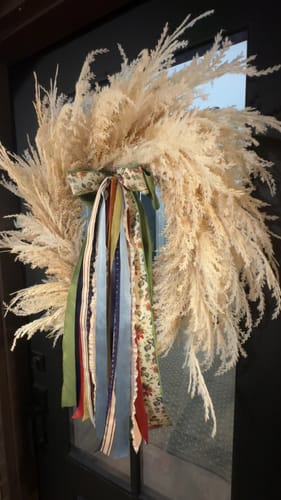 Customer photo review of Forest Tapestry Wreath Ribbon
