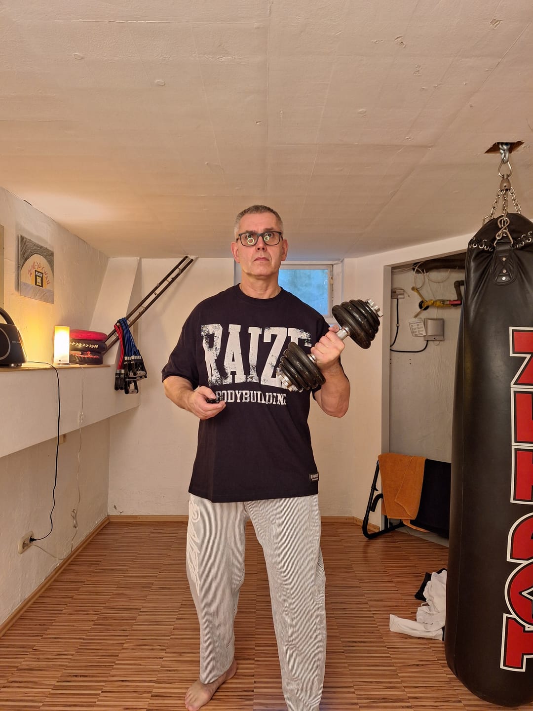 Customer photo review of Signature Bodybuilding Shirt