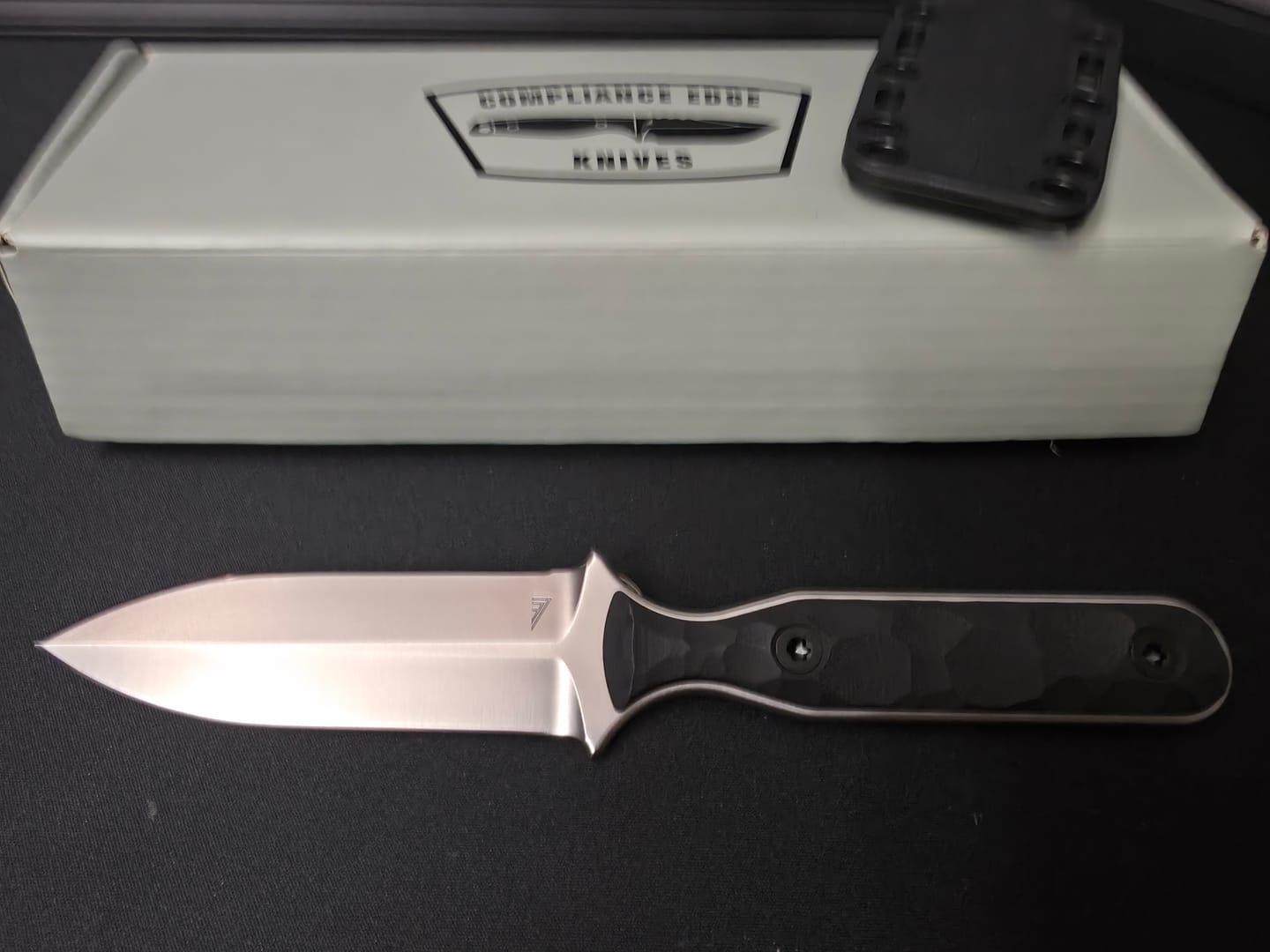 Customer photo review of Dagger (Polished & Black)