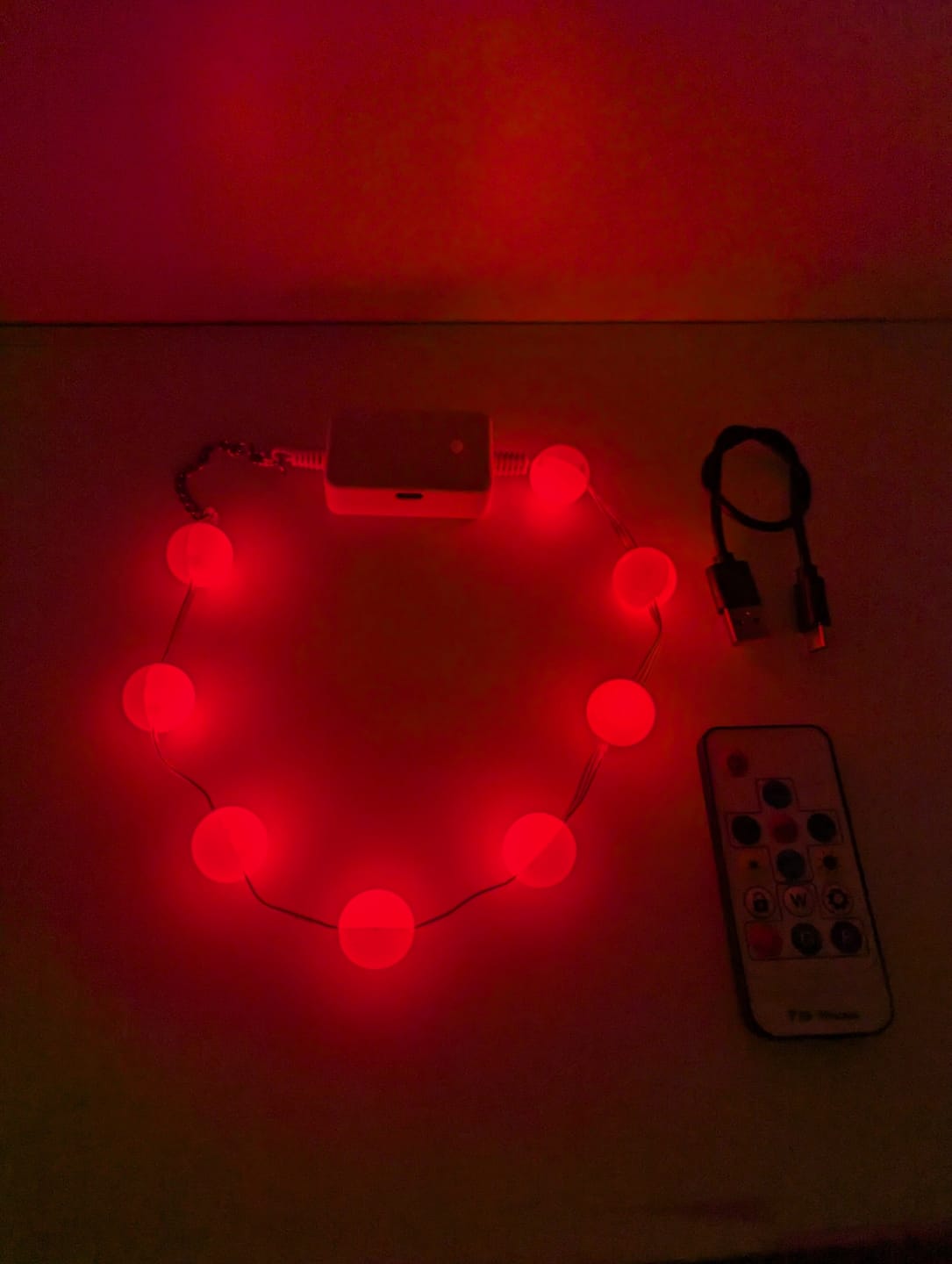 Customer photo review of LED Sphere Necklace