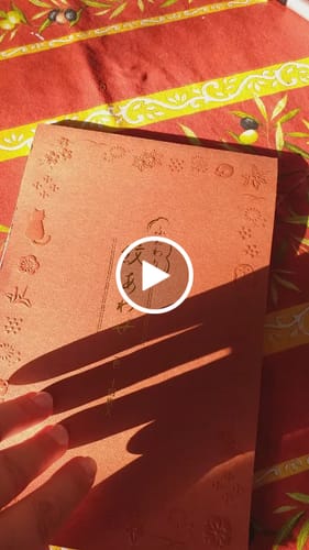 Customer video review of Papier à Lettre Japonais Awase