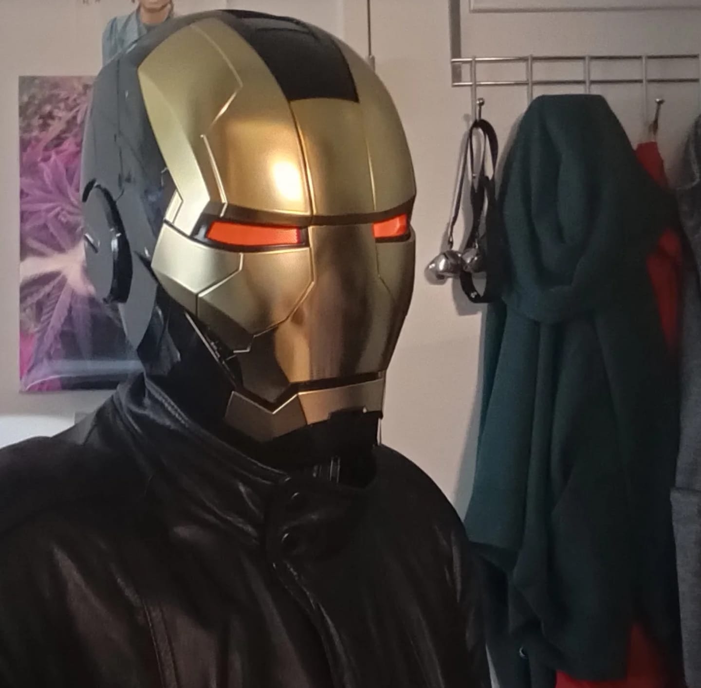 Customer photo review of Iron Man Mark 5 Helmet Life Size Wearable