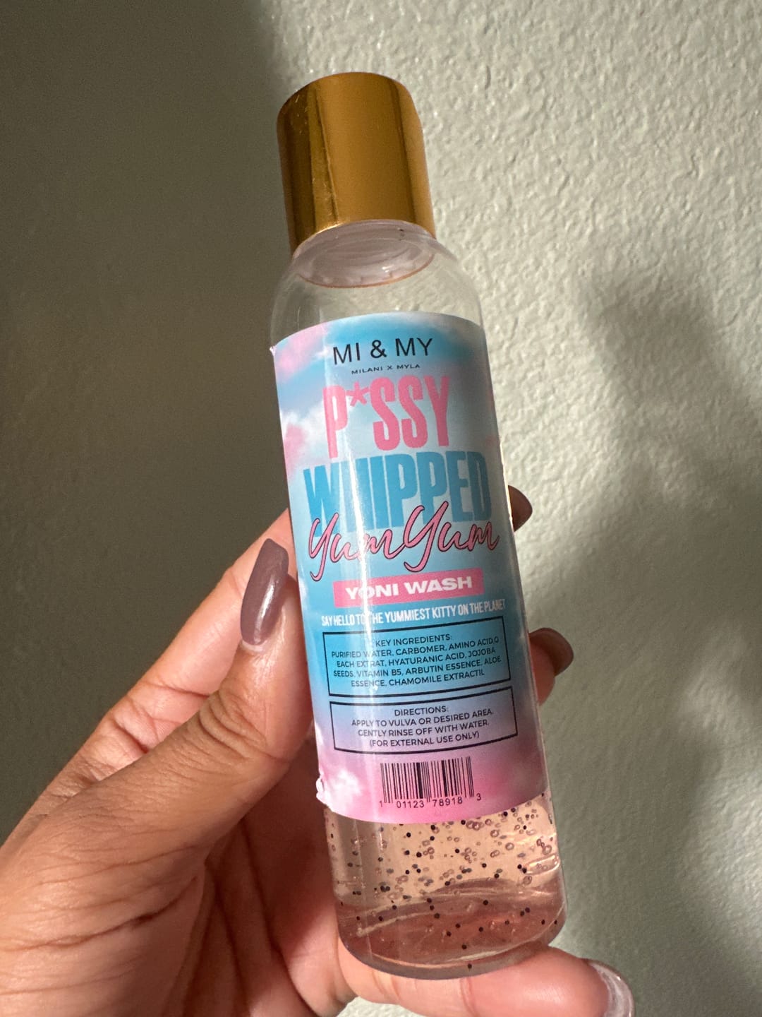 Customer photo review of P*ssy Whipped Yum Yum Yoni Wash