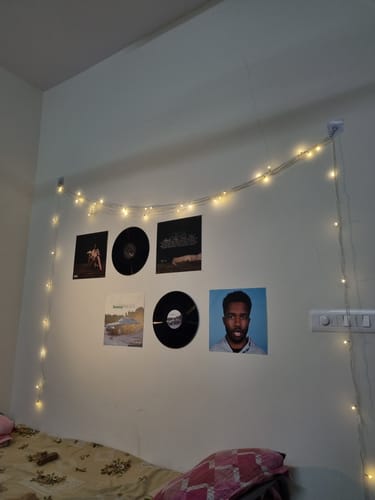 Customer photo review of CUSTOM VINYL RECORDS - WALL DECOR