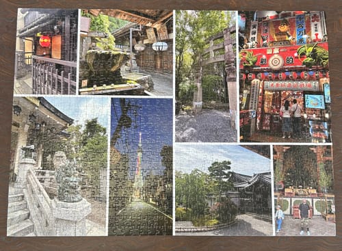 Customer photo review of 1000 Piece Photo Collage Puzzle: Collage Puzzles from Photos