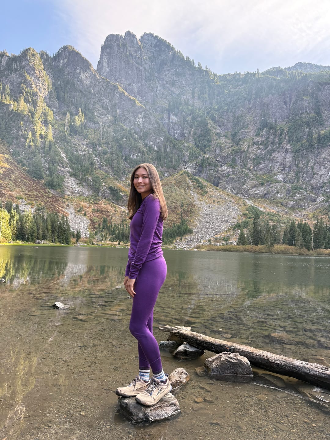 Customer photo review of grown up iksplorer baselayer legging