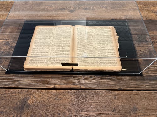 Customer photo review of Versatile Acrylic Display Cases with Double Sheet Base with Clear Case