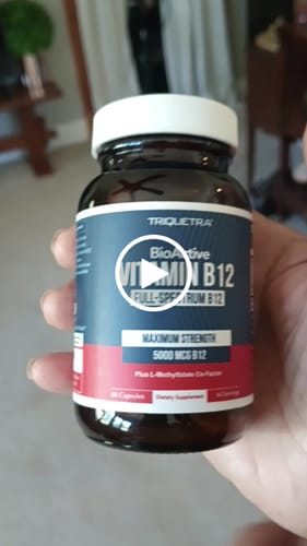 Customer video review of BioActive Vitamin B12 Plus L-Methylfolate 5,000 MCG