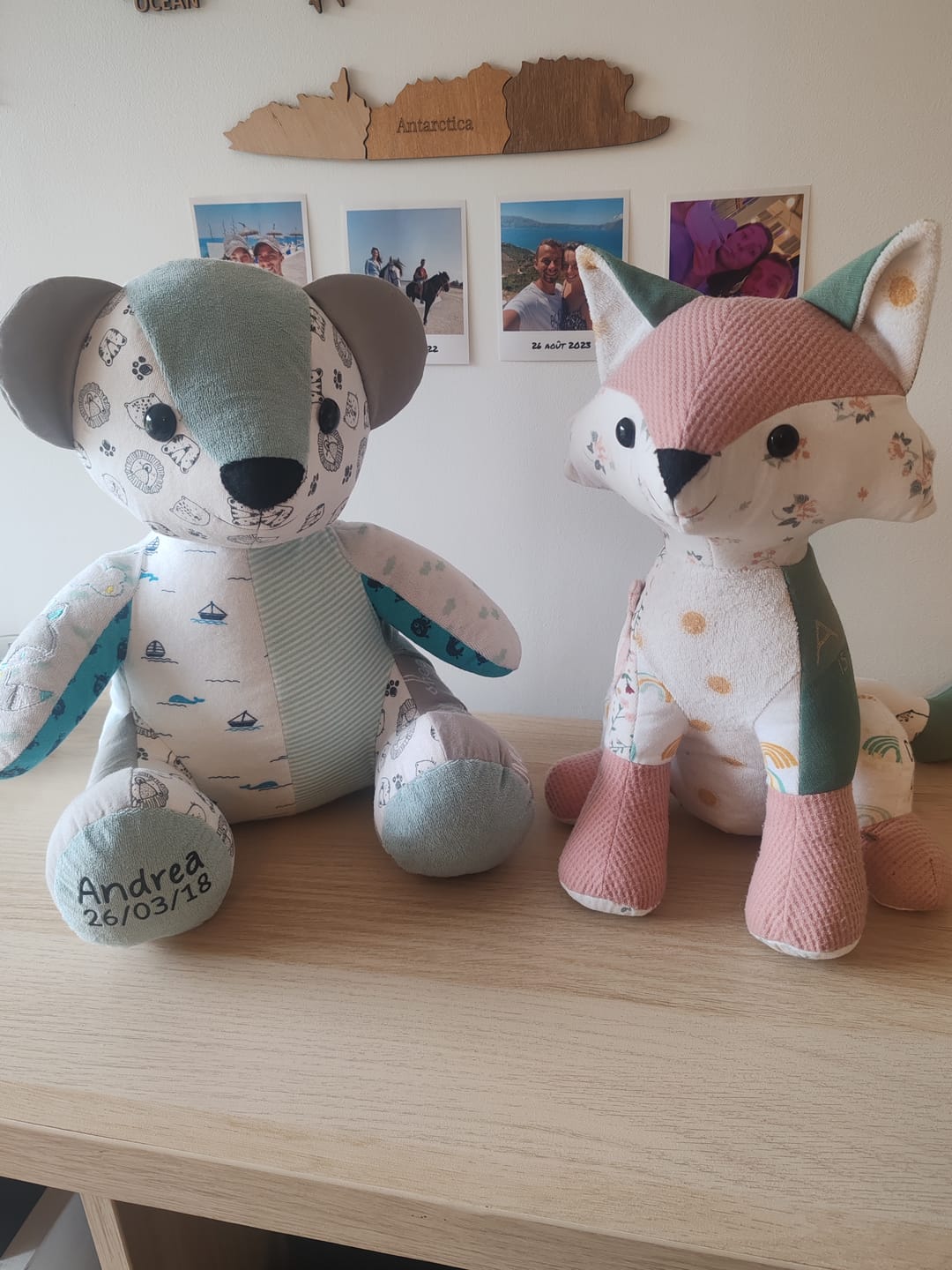 Customer photo review of Renard en peluche souvenir