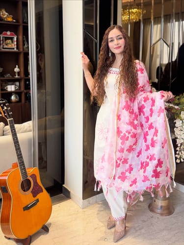 Customer photo review of The Perfect Match Cotton Kurti Set