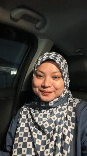 Customer photo review of Monogram Square (Navy Blue)