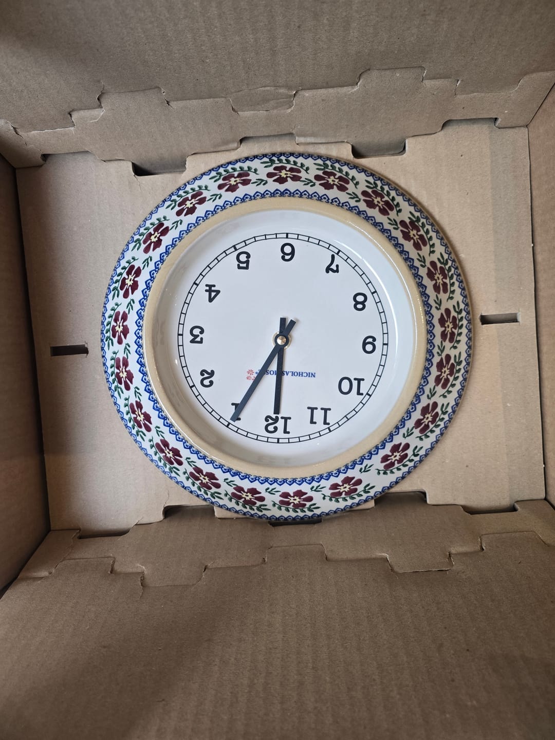 Customer photo review of Large Wall Clock | Old Rose