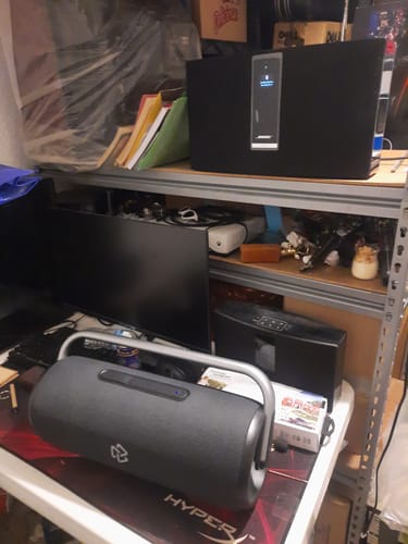 Customer photo review of Bocina Inalámbrica portátil | STF Hoss | 3.5 pulgadas 5hrs uso 35W función TWS