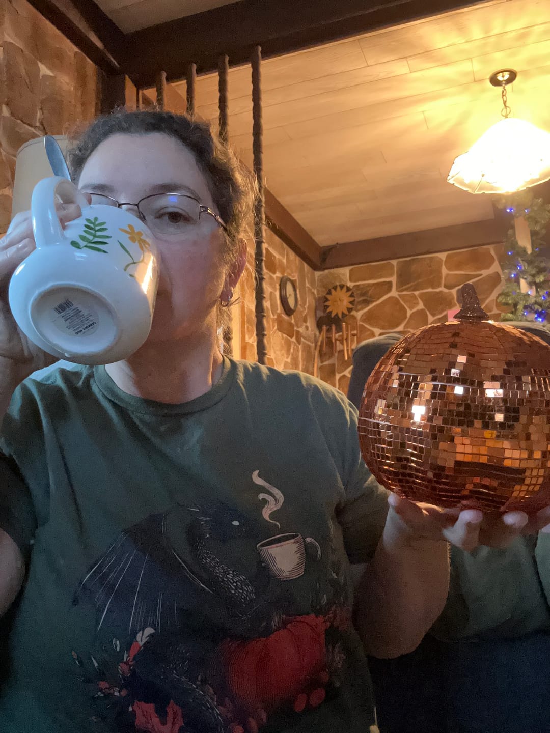 Customer photo review of Pumpkin Spice Dragon Softstyle Tee