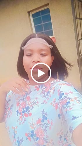Customer video review of Mabontle 10 inch 5x5 Vietnamese SDD Bone Straight Wig