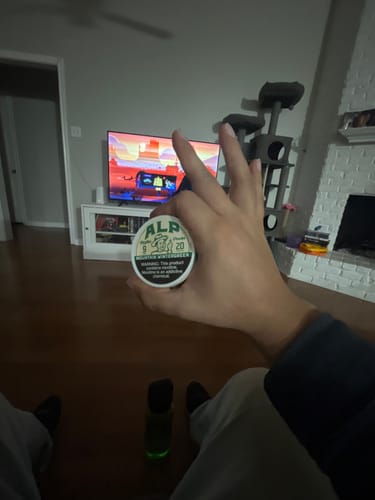 Customer photo review of Mountain Wintergreen Nicotine Pouches