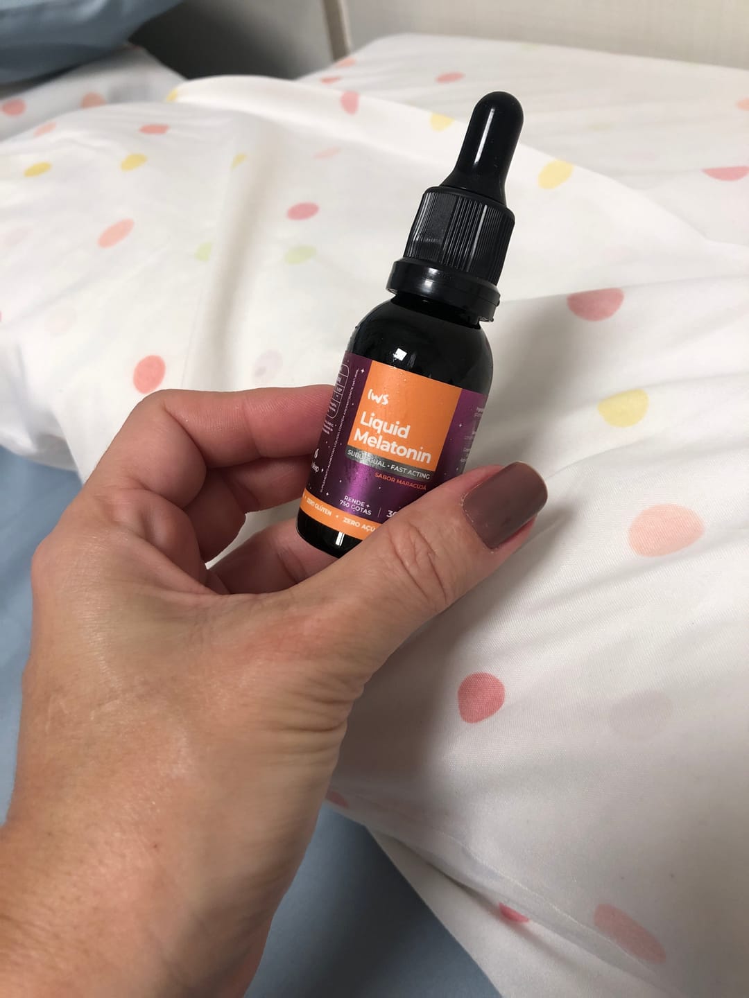 Customer photo review of BRINDE | Melatonina Líquida IWS 30ml Maracujá