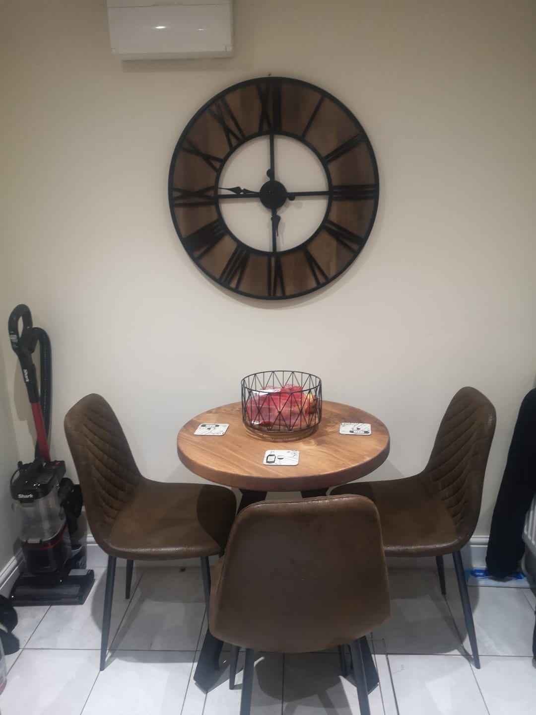 Customer photo review of Hunton Dining Chair Brown | Set of Two