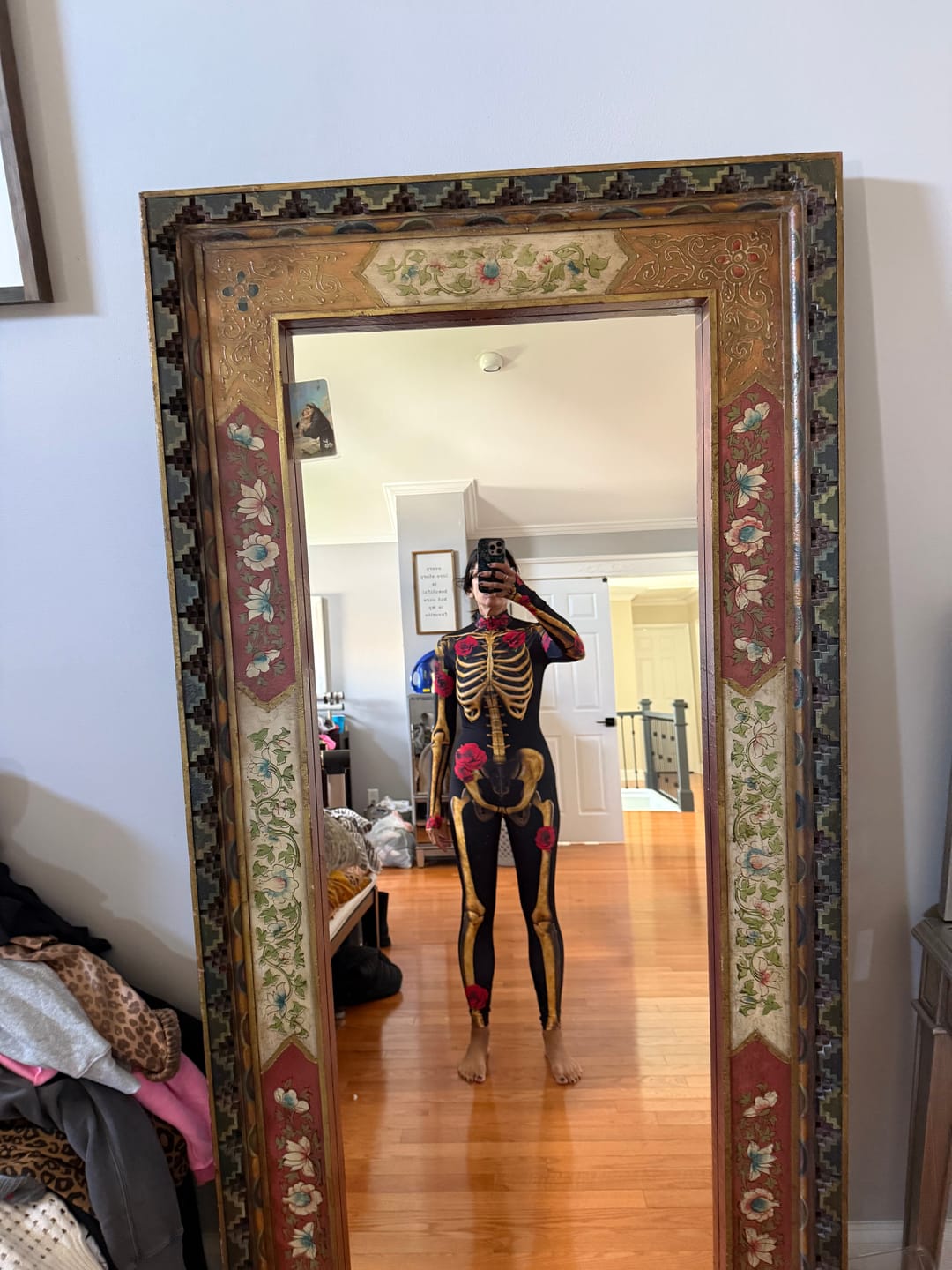 Customer photo review of Rose Skeleton Costume