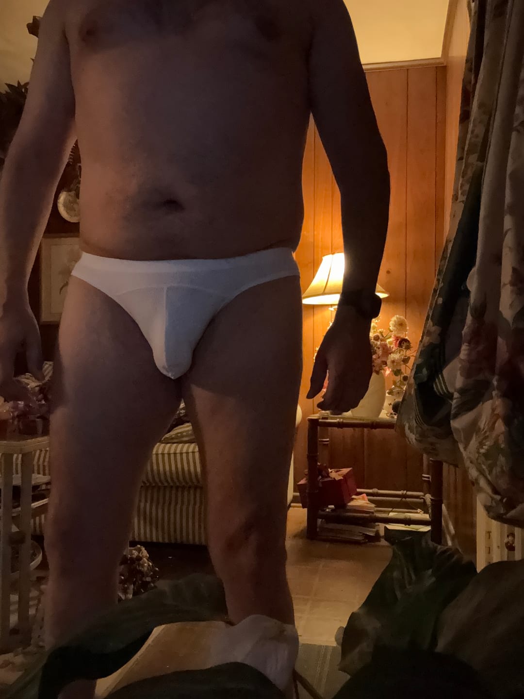 Customer photo review of 3 Pack Men's Sexy Threaded U-Shaped Briefs
