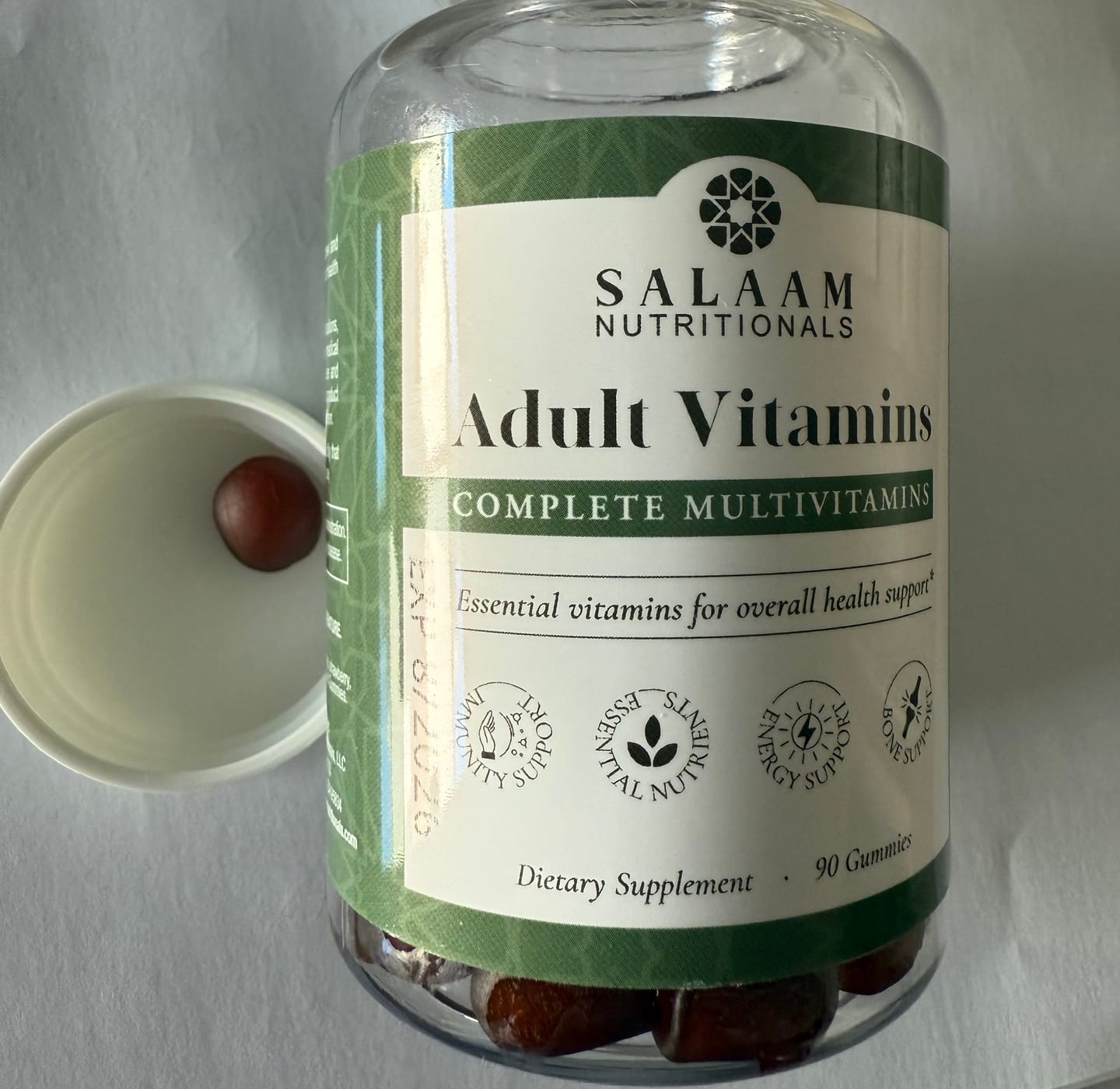 Customer photo review of Halal Adult Multivitamin Gummies - Complete Nutrition with Essential Vitamins - 90 Count